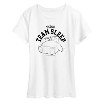 Women's Pokemon Snorlax Team Sleep Graphic Tee