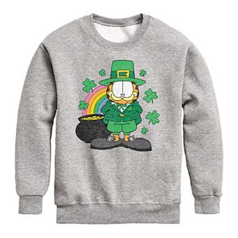 Boys 8-20 Garfield Pot Of Gold Fleece