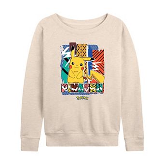 Women's Pokemon Pikachu Summer French Terry Long Sleeve Tee