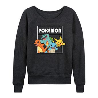 Women's Pokemon Team Pokemon French Terry Long Sleeve Tee