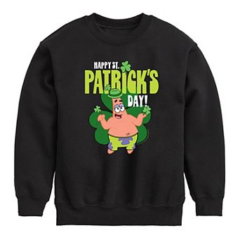 Boys 8-20 SpongeBob Happy St. Patrick's Day Fleece