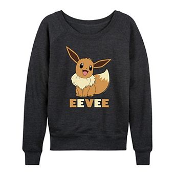 Women's Pokemon Eevee French Terry Long Sleeve Tee
