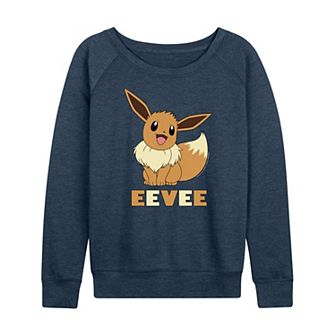 Women's Pokemon Eevee French Terry Long Sleeve Tee