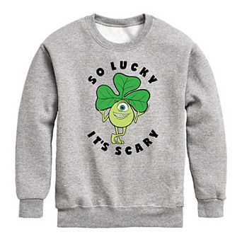 Disney / Pixar’s Monster's Inc. Boys 8-20 So Lucky Its Scary Fleece Sweatshirt