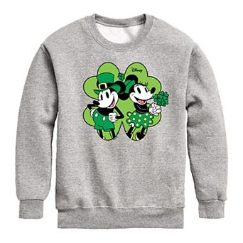 Disney's Mickey & Minnie Mouse Boys 8-20 Shamrock Fleece Sweatshirt