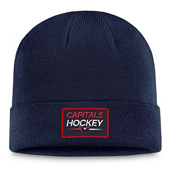 Men's Fanatics Branded Navy Washington Capitals Authentic Pro Cuffed Knit Hat