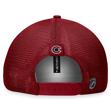 Women's Fanatics Branded Burgundy Colorado Avalanche Authentic Pro Road Trucker Adjustable Hat