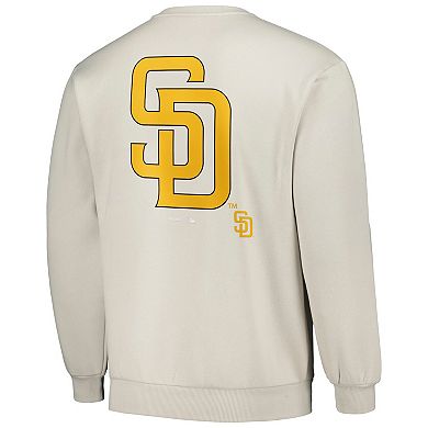 Men's PLEASURES Gray San Diego Padres Ballpark Pullover Sweatshirt