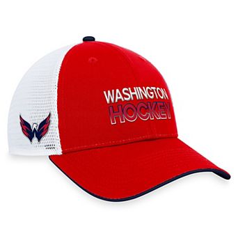Men's Fanatics Branded Red Washington Capitals Authentic Pro Rink Trucker Adjustable Hat