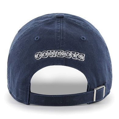 Men's '47 Navy Dallas Cowboys Bankroll Clean Up Adjustable Hat