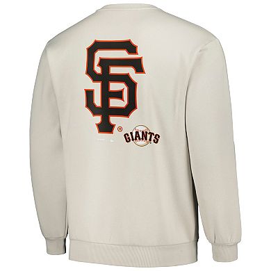 Men's PLEASURES Gray San Francisco Giants Ballpark Pullover Sweatshirt