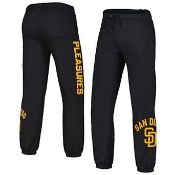 Men's PLEASURES Black San Diego Padres Opening Day Sweatpants