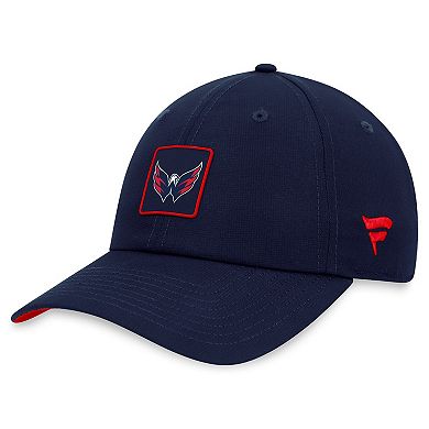 Men's Fanatics Branded Navy Washington Capitals Authentic Pro Rink Adjustable Hat