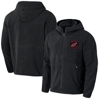 Men's NFL x Darius Rucker Collection by Fanatics Black Arizona Cardinals Sherpa Full-Zip Hoodie