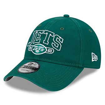 Youth New Era Green New York Jets Outline 9FORTY Adjustable Hat