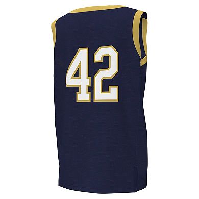 Youth Under Armour #42 Navy Notre Dame Fighting Irish Replica Basketball Jersey
