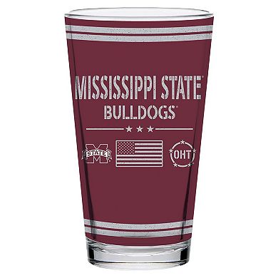 Mississippi State Bulldogs 16oz. OHT Military Appreciation Pint Glass