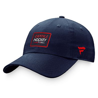 Women's Fanatics Branded Navy Washington Capitals Authentic Pro Rink Adjustable Hat