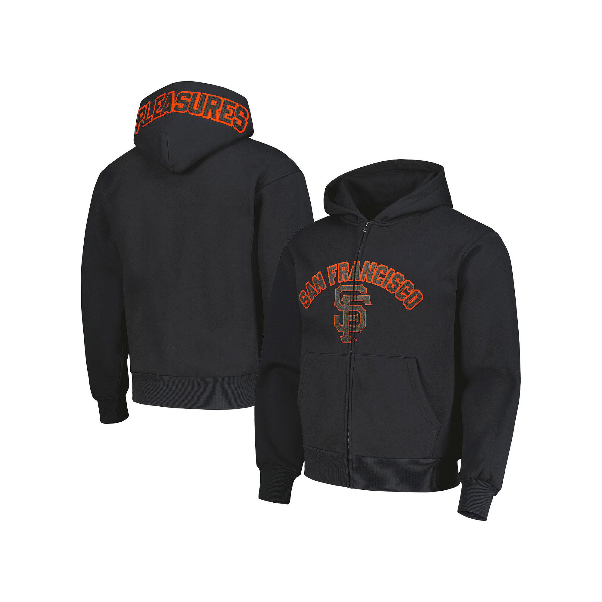 Mens Black San Francisco Giants Opening Day Full-Zip Hoodie, Size: Small