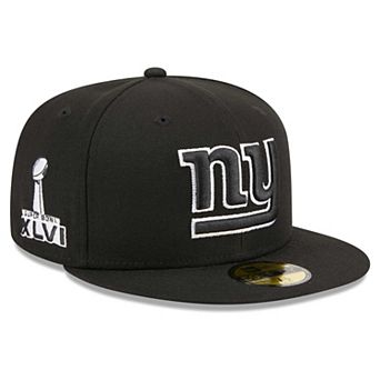 Men's New Era Black New York Giants Main Patch 59FIFTY Fitted Hat
