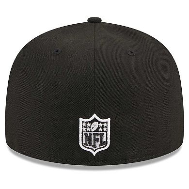 Men's New Era Black New York Giants Main Patch 59FIFTY Fitted Hat