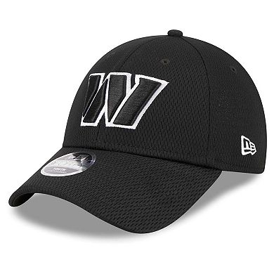 Youth New Era Black Washington Commanders  Main B-Dub 9FORTY Adjustable Hat