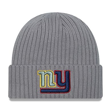 Men's New Era Gray New York Giants Color Pack Multi Cuffed Knit Hat