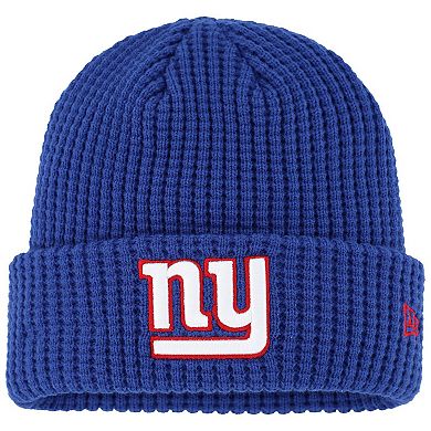 Youth New Era Royal New York Giants Prime Cuffed Knit Hat
