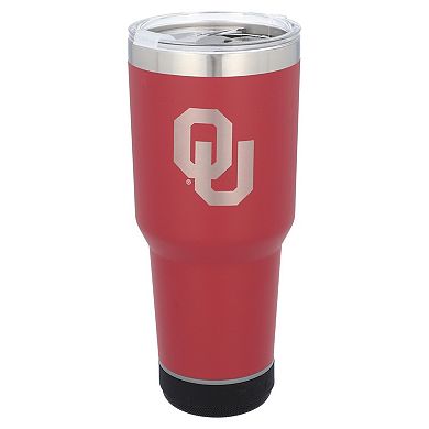 The Memory Company Oklahoma Sooners 30oz. Stainless Steel LED Bluetooth Tumbler