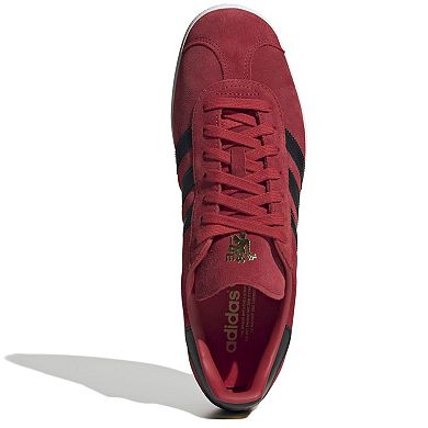 Men's adidas Originals Red Manchester United Team Gazelle Shoes