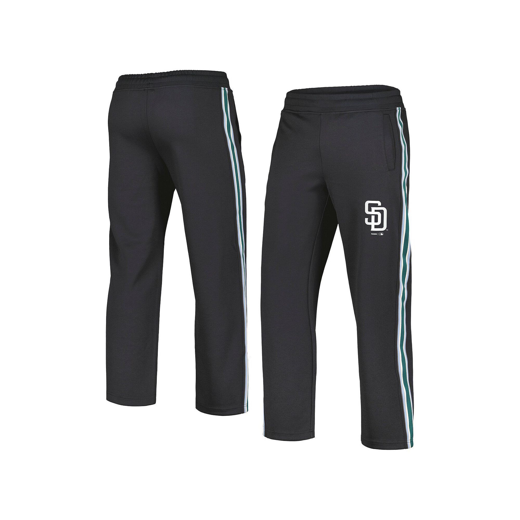 Mens PLEASURES Black San Diego Padres Ballpark Track Pants, Size: Small