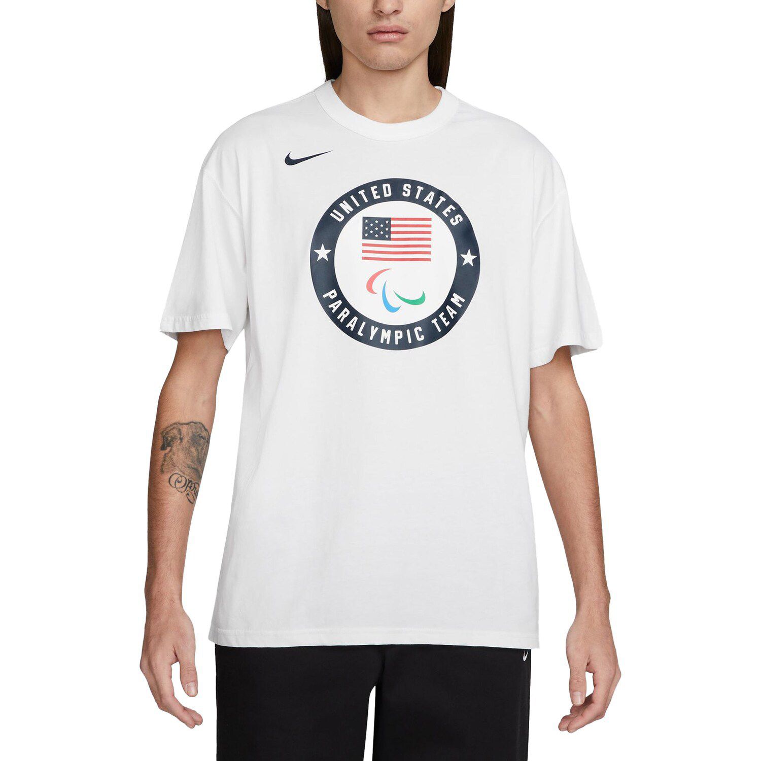 Men S Nike White Team USA 2024 Summer Paralympics Media Day Look   6771245 ALT