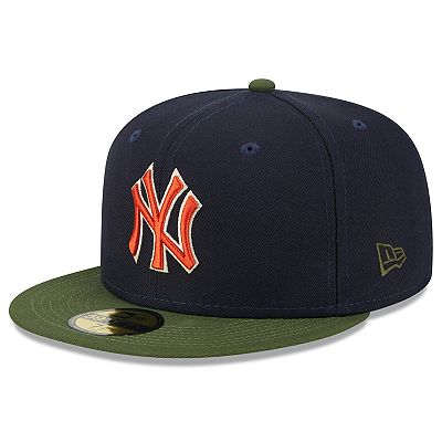 Men s New Era Navy New York Yankees Sprouted 59FIFTY Fitted Hat