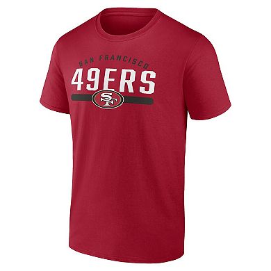 Men's Fanatics Branded Scarlet San Francisco 49ers Big & Tall Arc and ...