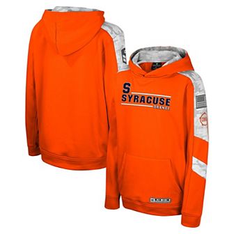 Youth Colosseum Orange Syracuse Orange OHT Military Appreciation Cyclone Digital CamoÂ Pullover Hoodie