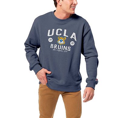 Men's League Collegiate Wear Navy UCLA Bruins Bendy Arch Essential Pullover Sweatshirt