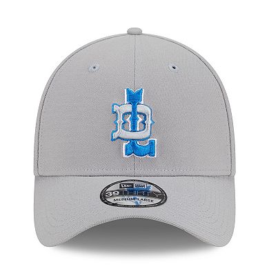 Men's New Era Silver Detroit Lions City Originals 39THIRTY Flex Hat