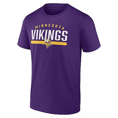 Men's Fanatics Branded Purple Minnesota Vikings Big & Tall Arc and Pill ...