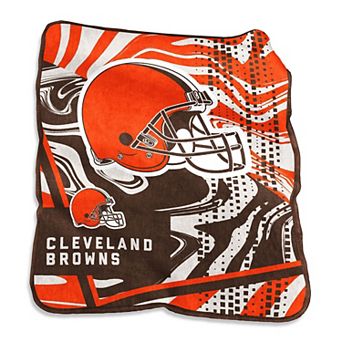 "Cleveland Browns 50"" x 60"" Swirl Raschel Throw Blanket"