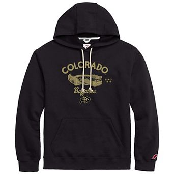 Men's League Collegiate Wear Black Colorado Buffaloes Stadium Essential Pullover Hoodie