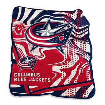 Columbus Blue Jackets 50" x 60" Swirl Raschel Throw Blanket