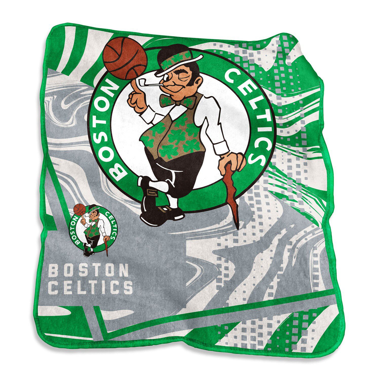 Boston Celtics 50" X 60" Swirl Raschel Throw Blanket