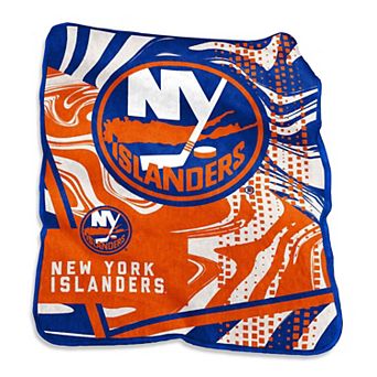 New York Islanders 50" x 60" Swirl Raschel Throw Blanket
