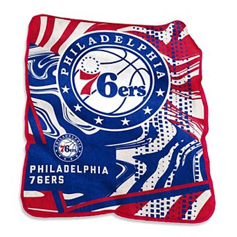 "Philadelphia 76ers 50"" x 60"" Swirl Raschel Throw Blanket"