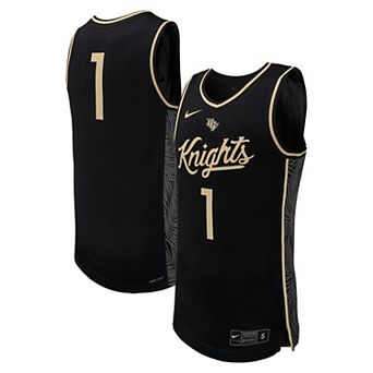 Men's Nike #1 Black UCF Knights Replica Basketball Jersey