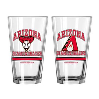 Arizona Diamondbacks 16oz. Pint Glass Two Pack