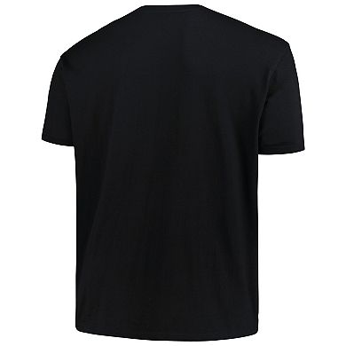 Men's Profile Black LSU Tigers Big & Tall Pop T-Shirt