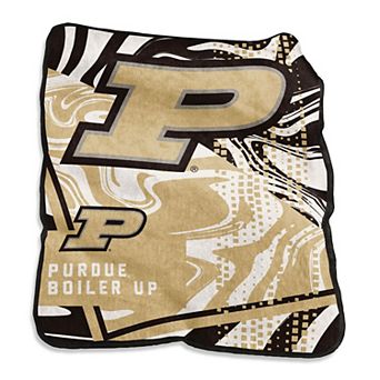 "Purdue Boilermakers 50"" x 60"" Swirl Raschel Throw Blanket"