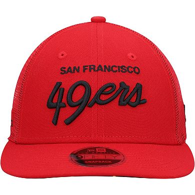 Men's New Era Scarlet San Francisco 49ers Black History Month 9FIFTY Snapback Hat
