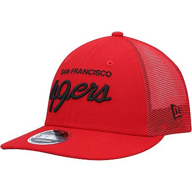 Men's New Era Scarlet San Francisco 49ers Black History Month 9FIFTY Snapback Hat